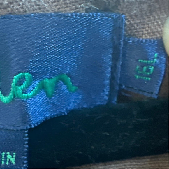 Boden 16L 100% Linen Brown Short Sleeve Midi Dress - Picture 3 of 6